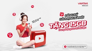 Miễn phí 15GB dung lượng lưu trữ dữ liệu cá nhân khi mua gói cước mạng xã hội trên App My Viettel