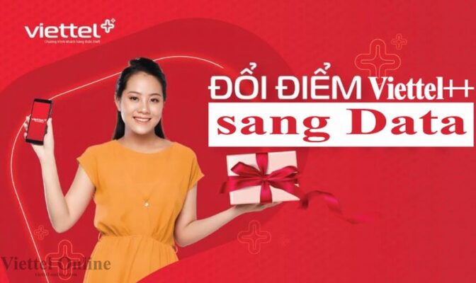 Cách đổi điểm Viettel++ sang Data, phút gọi, thẻ cào, SMS Free