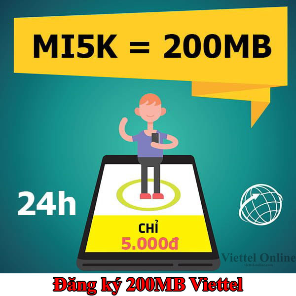 Đăng ký 200MB Viettel